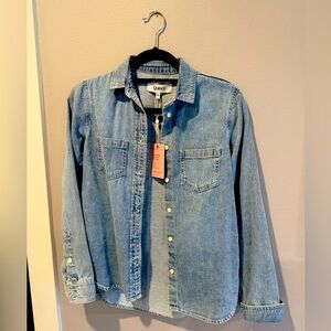 Quince jean shirt
